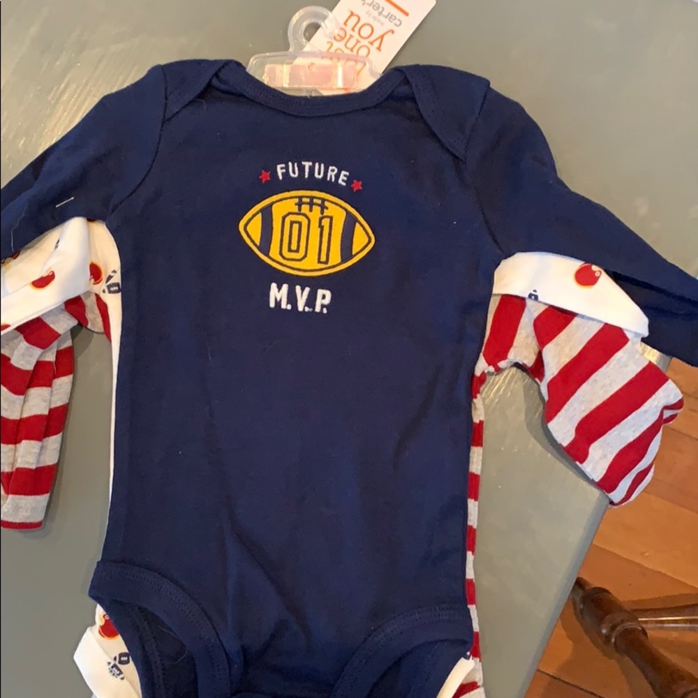 Long sleeve onesies.